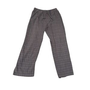 EDDIE BAUER - MEN'S PAJAMA PANTS - M- GRAY PLAID